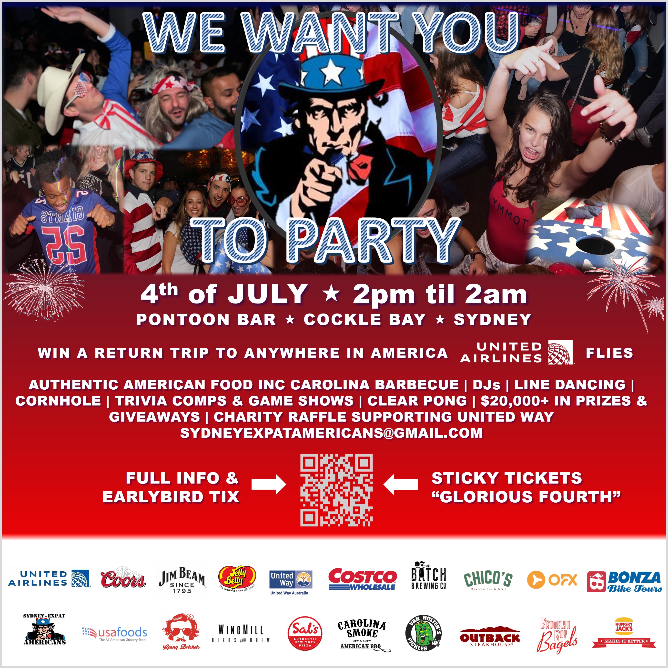 Biggest American Indpendence Day Party in Australia